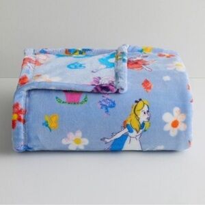 DISNEY ALICE IN WONDERLAND SOFT PLUSH THROW BLANKET